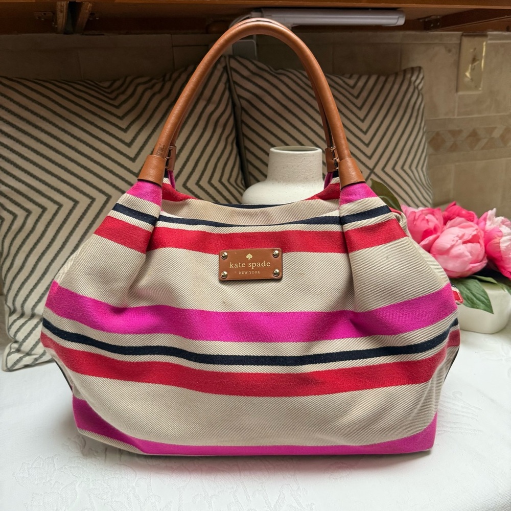Kate Spade Multicolor Striped Shoulder Bag